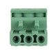 5pcs 2 EDG 5.08mm Pitch 3Pin Plug-in Screw PCB Terminal Block Connector Right Angle