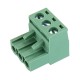 5pcs 2 EDG 5.08mm Pitch 3Pin Plug-in Screw PCB Terminal Block Connector Right Angle