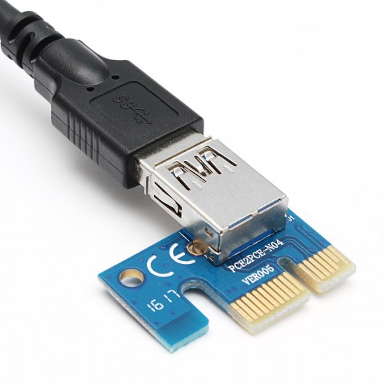 0.6m USB3.0 PCI-E 1x To16x Extender Riser Card Adapter Extension Power Cable For ETH GPU Mining 0.6m USB3.0 PCI-E 1x To16x Extender Riser Card Adapter Extension Power Cable For ETH GPU Mining