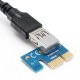0.6m USB3.0 PCI-E 1x To16x Extender Riser Card Adapter Extension Power Cable For ETH GPU Mining 0.6m USB3.0 PCI-E 1x To16x Extender Riser Card Adapter Extension Power Cable For ETH GPU Mining