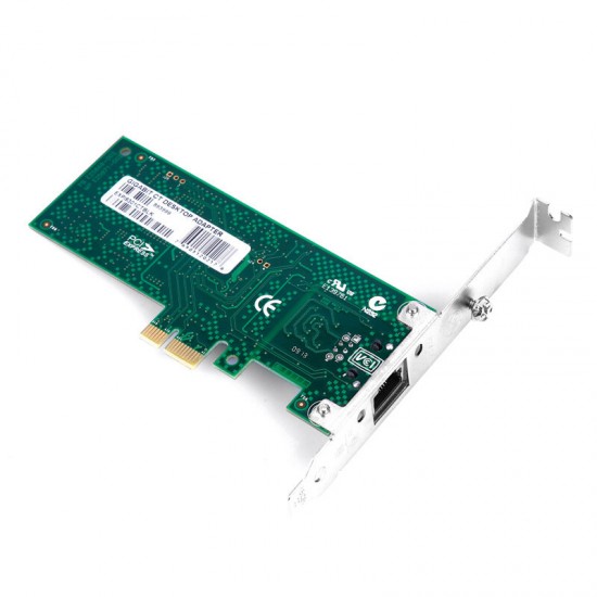 TXA014 DW-I82574 Diskless 10/100/1000Mbps Gigabit Network Card Intel 82574 PCI Express Card 1X 4X 8X 16X Network Adapter Card for Computer PC