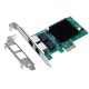 TXA020-pcie-82575-1X PCI Express Dual Port Gigabit Network Card NIC Server Intel 82575 10/100/1000Mbps PCI-E X1 X4 X16 Network Lan Adapter Card for Desktop PC TXA020-pcie-82575-1X PCI Express Dual Port Gigabit Network Card NIC Server Intel 82575 10/100/1000Mbps PCI-E X1 X4 X16 Network Lan Adapter Card for Desktop PC