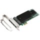 TXA063 Intel I82575 T4 4 Ports Gigabit Ethernet PCI Express X14 Card 1X Server Adapter Network Card