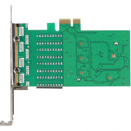 TXA066 RTL8111H-T4 4 RJ45 Ports 10/100/1000Mbps Gigabit Network Card PCI-E PCI Express Network Adapter with Realtek 8111H