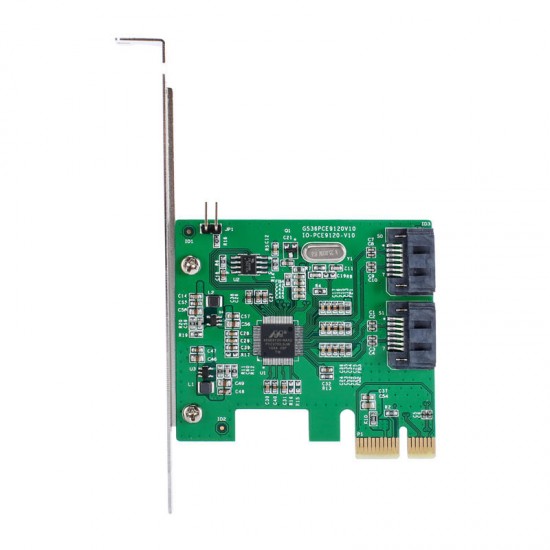 IOIO-PCE9120-2I PCI-E to 2 SATA 3.0 Expansion Card SSD Boot 4TB for Desktop