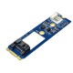 N02 M.2 NGFF SATA to SATA 7PIN Interface SSD PCI-E Expansion Card 6Gbps for Desktop Computer