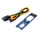 N02 M.2 NGFF SATA to SATA 7PIN Interface SSD PCI-E Expansion Card 6Gbps for Desktop Computer