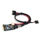 N02 USB2.0 9PIN to Dual 9PIN Interface SSD PCI-E Expansion Card with Power Interface for Desktop Computer N02 USB2.0 9PIN to Dual 9PIN Interface SSD PCI-E Expansion Card with Power Interface for Desktop Computer