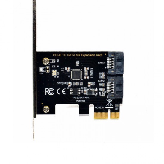 PCE2SAT-A01 PCI-E to SATA3.0 6Gbps PCI-E Expansion Card IPFS Hard Disk Adapter for Desktop Computer
