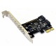 PCE2SAT-A01 PCI-E to SATA3.0 6Gbps PCI-E Expansion Card IPFS Hard Disk Adapter for Desktop Computer PCE2SAT-A01 PCI-E to SATA3.0 6Gbps PCI-E Expansion Card IPFS Hard Disk Adapter for Desktop Computer