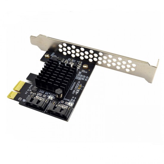 PCE6SAT-M01 2 ports SATA3.0 SSD PCI-E Expansion Card 6Gbps IPFS Hard Disk Marvell Master for Desktop Computer