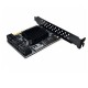 PCE6SAT-M01 6 Ports SATA3.0 SSD PCI-E Expansion Card 6Gbps IPFS Hard Disk Adapter for Desktop Computer