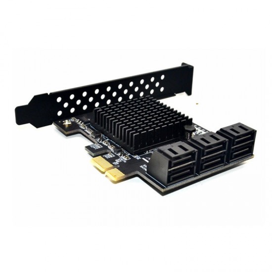 PCE6SAT-M01 6 Ports SATA3.0 SSD PCI-E Expansion Card 6Gbps IPFS Hard Disk Adapter for Desktop Computer PCE6SAT-M01 6 Ports SATA3.0 SSD PCI-E Expansion Card 6Gbps IPFS Hard Disk Adapter for Desktop Computer