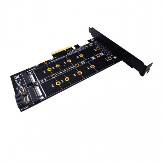 N05 PCI-E 4X to M.2 Key M+B Interface NVME M.2 SSD PCI-E Expansion Card 10Gbps for Desktop Computer N05 PCI-E 4X to M.2 Key M+B Interface NVME M.2 SSD PCI-E Expansion Card 10Gbps for Desktop Computer