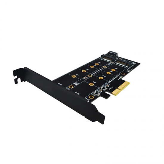 N05 PCI-E 4X to M.2 Key M+B Interface NVME M.2 SSD PCI-E Expansion Card 10Gbps for Desktop Computer