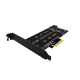 N05 PCI-E 4X to M.2 Key M+B Interface NVME M.2 SSD PCI-E Expansion Card 10Gbps for Desktop Computer N05 PCI-E 4X to M.2 Key M+B Interface NVME M.2 SSD PCI-E Expansion Card 10Gbps for Desktop Computer