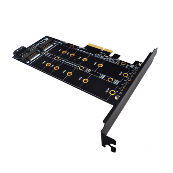N05 PCI-E 4X to M.2 Key M+B Interface NVME M.2 SSD PCI-E Expansion Card 10Gbps for Desktop Computer N05 PCI-E 4X to M.2 Key M+B Interface NVME M.2 SSD PCI-E Expansion Card 10Gbps for Desktop Computer
