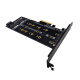 N05 PCI-E 4X to M.2 Key M+B Interface NVME M.2 SSD PCI-E Expansion Card 10Gbps for Desktop Computer N05 PCI-E 4X to M.2 Key M+B Interface NVME M.2 SSD PCI-E Expansion Card 10Gbps for Desktop Computer