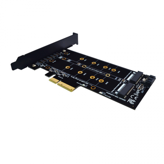 N05 PCI-E 4X to M.2 Key M+B Interface NVME M.2 SSD PCI-E Expansion Card 10Gbps for Desktop Computer