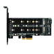 N05 PCI-E 4X to M.2 Key M+B Interface NVME M.2 SSD PCI-E Expansion Card 10Gbps for Desktop Computer N05 PCI-E 4X to M.2 Key M+B Interface NVME M.2 SSD PCI-E Expansion Card 10Gbps for Desktop Computer
