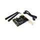 PCI-E 1X to KEY A-E PCI-E Expansion Card 6Gbps bluetooth Network Card Adapter with 2 * Antenna for Desktop Computer