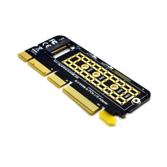 N05 M.2 NVME to PCI-E 3.0 X16 Expansion Card M KEY NGFF SSD Adapter Card for Desktop Computer