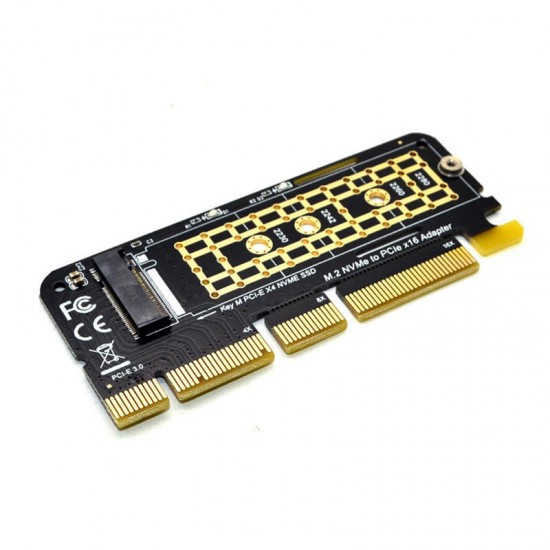 N05 M.2 NVME to PCI-E 3.0 X16 Expansion Card M KEY NGFF SSD Adapter Card for Desktop Computer