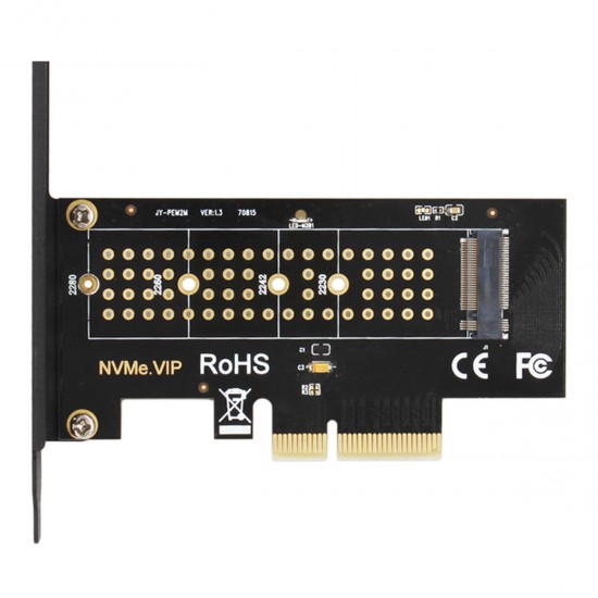 NVMe M.2 M Key to PCI-E 3.0 X4 Adapter Card NVMe Converter Card PCI-E Expansion Card