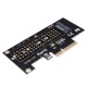 NVMe M.2 M Key to PCI-E 3.0 X4 Adapter Card NVMe Converter Card PCI-E Expansion Card