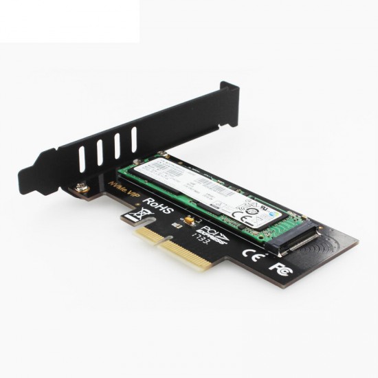 SK4 M.2 NVMe Riser Card SSD NGFF TO PCIE X4 Adapter M Key Interface Card Support PCI Express 3.0 X4 2230-2280 Size