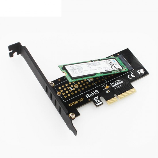 SK4 M.2 NVMe Riser Card SSD NGFF TO PCIE X4 Adapter M Key Interface Card Support PCI Express 3.0 X4 2230-2280 Size