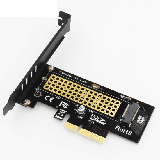 SK4 M.2 NVMe Riser Card SSD NGFF TO PCIE X4 Adapter M Key Interface Card Support PCI Express 3.0 X4 2230-2280 Size