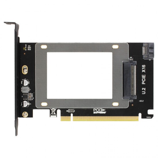 U2X16 PCI-Express 3.0 4X X16 to U.2 SFF-8639 Adapter NVMe PCI-E SSD PCI-E to U2 Expansion Card M.2 NGFF 2.5' SSD TO PCI-E X16 intel X4