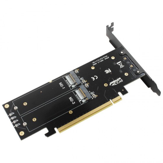 M2X16 Hyper M.2 X16 NVME 4 Disk Array Card PCI-E Signal Split Array Card Expansion Card PCIE3.0 GEN3 X16 to 4X Adapter Card M2X16 Hyper M.2 X16 NVME 4 Disk Array Card PCI-E Signal Split Array Card Expansion Card PCIE3.0 GEN3 X16 to 4X Adapter Card