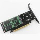 M2X16 Hyper M.2 X16 NVME 4 Disk Array Card PCI-E Signal Split Array Card Expansion Card PCIE3.0 GEN3 X16 to 4X Adapter Card M2X16 Hyper M.2 X16 NVME 4 Disk Array Card PCI-E Signal Split Array Card Expansion Card PCIE3.0 GEN3 X16 to 4X Adapter Card