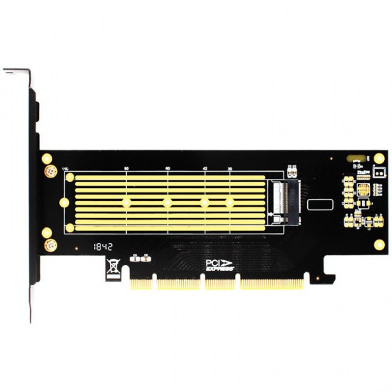 NVMe Expansion Card SK18 Add On Card M.2 NVMe Adapter to PCIE M.3 for 2230-22110 Size NVME GEN3 M.3