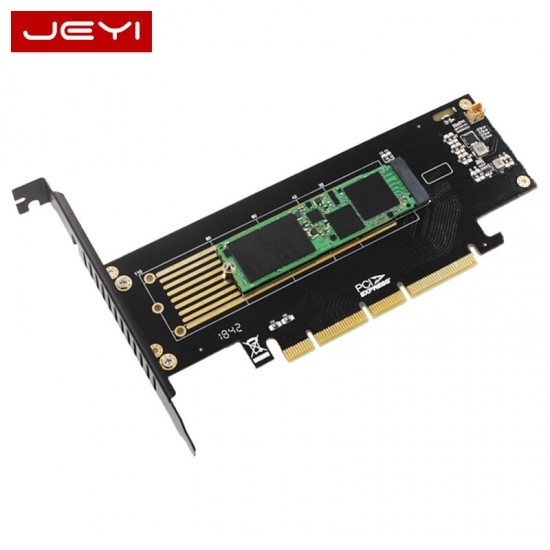 NVMe Expansion Card SK8-NEW Add On Card M.2 NVMe Adapter to PCIE3.0 GEN3 M.3 Built-in Fan for 2230-22110 Size NVME GEN3 M.3