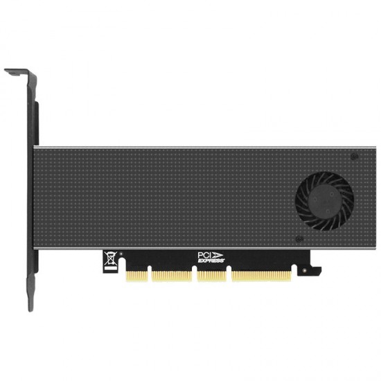 NVMe Expansion Card SK8-NEW Add On Card M.2 NVMe Adapter to PCIE3.0 GEN3 M.3 Built-in Fan for 2230-22110 Size NVME GEN3 M.3