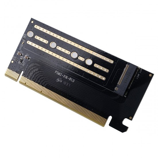 PSM2-X16 M.2 NVME to PCI-E 3.0 X16 Expansion Card High Speed 32Gbps Drive-Free M-key PCI-Express Adapter Card for PCI-E NVME Protocol M.2 SSD