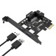 PVU3-2O2I-V1 2-Port USB3.0 PCI-E Expansion Card