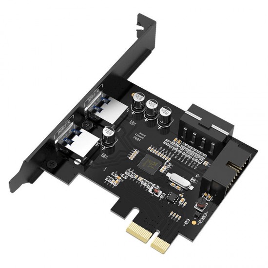 PVU3-2O2I-V1 2-Port USB3.0 PCI-E Expansion Card