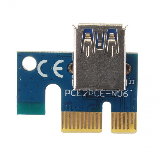 PCI-E Express USB3.0 1x to16x Extender Riser Card Adapter SATA Power Cable PCI-E Express USB3.0 1x to16x Extender Riser Card Adapter SATA Power Cable
