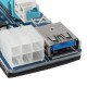 PCI-E Express USB3.0 1x to16x Extender Riser Card Adapter SATA Power Cable