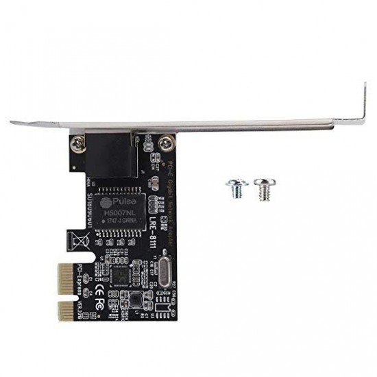 8111G Gigabit PCI-E Network Card RJ45 High Speed Expanion Card Gigabit Ethernet for PC Desktop 10/100/100 Mbps for XP / WIN7 / 8/8.1/10