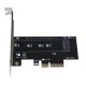 EM2-5001NVME Protocol M.2 to PCI E 3.0 High - Speed Expansion Card for Desktop Computer