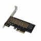 EM2-5002 M.2 to PCI-E 3.0 Expansion Card SSD Key Hard Drive Transfer Card for Desktop Computer