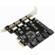 N04S+PW4 PCI-E To USB 3.0 Expansion Card Four-Port For Desktop Computer