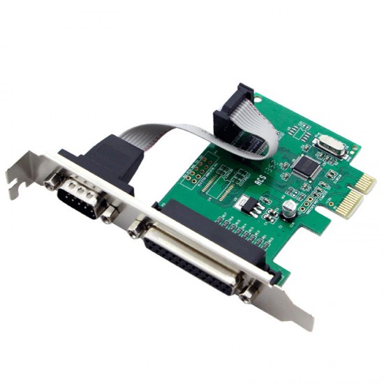 PCI-E 1S1P PCI-E Transfer Printer Card Tax Control Card LPT Card Serial Port Parallel Port Expansion Card