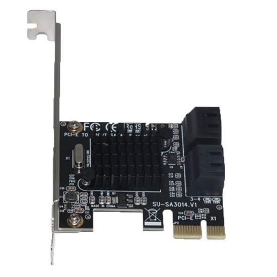 SA 3014 PCI - E to SATA 3.0 6G Expansion Card With Four - Port for Desktop Computer