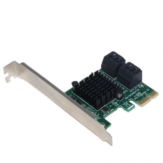 SA3004 PCI-E to SATA 3.0 4 - port 6G Expansion Card SSD Solid State IPFS Hard Disk Expansion Card